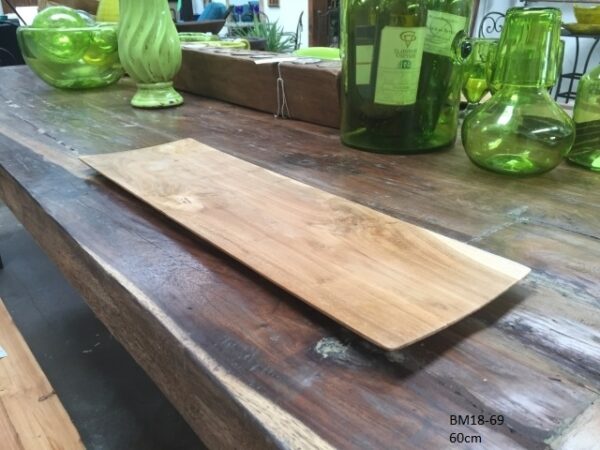 The Long Platter Natural Wood