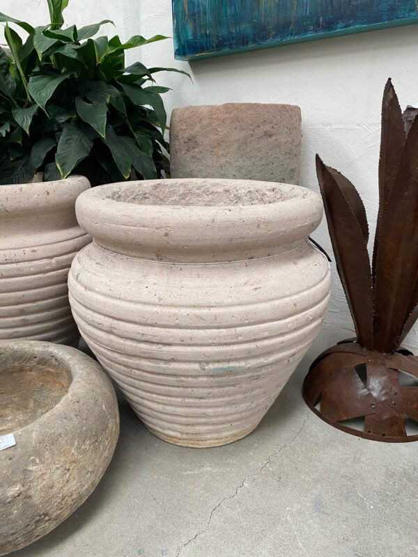 Solid Stone Handcarved Pot 55*55cm