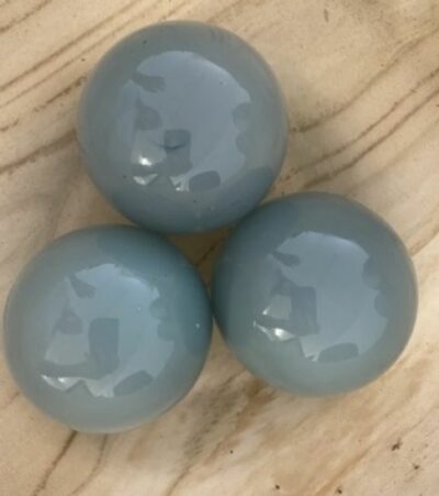 Handblown Recycled Glass Balls | Grey