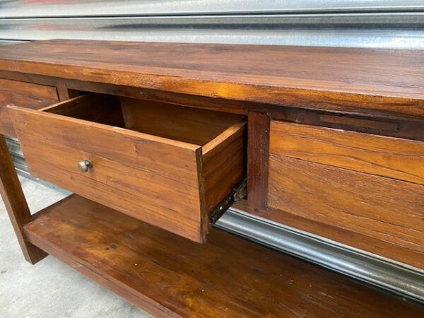 Marcela Console Rustic Finish 4 drawer 2.00 x .76