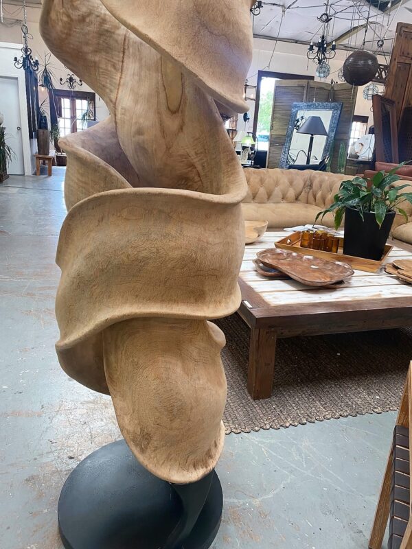 Sculpture Infinitey”. Ficus Wood – Natural Finish