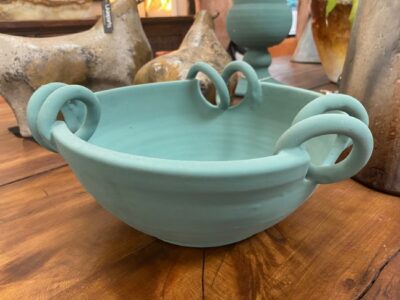 Deco Bowl Matt Teal