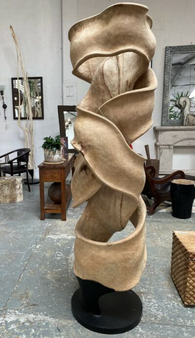 Sculpture Infinitey” Ficus Wood – Natural Finish