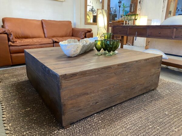 Square Wood Rusticos Coffee Table