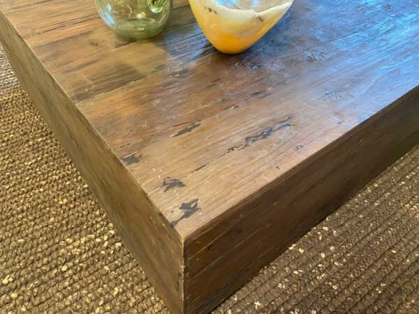 Square Wood Rusticos Coffee Table