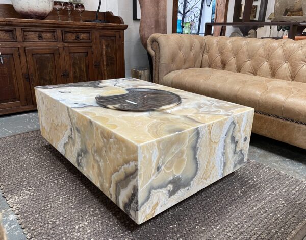 Coffee Table Onyx 1.2*.8  Black / Naturals