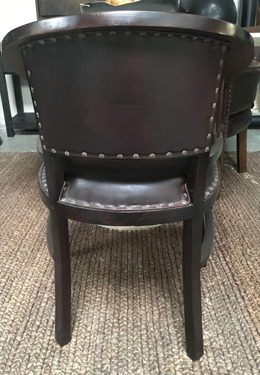 Hacienda dining chair dark chocolate Buffalo Lea LA Imports