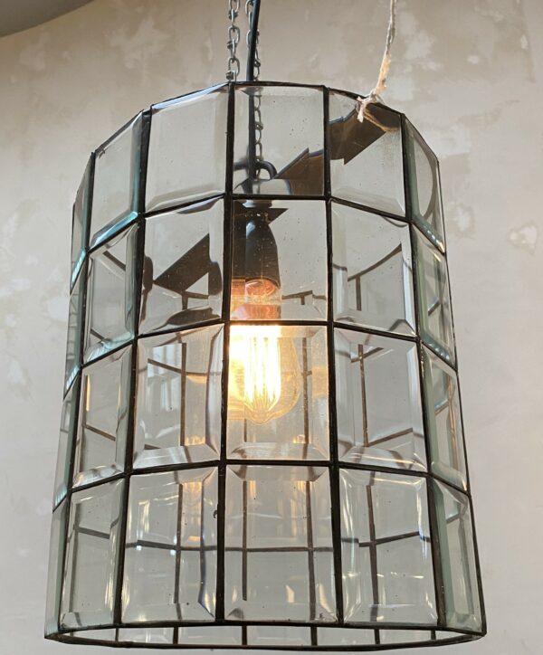 Cylinder Shade with bevelled glass